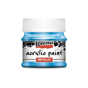 Acrylic paint metallic 50 ml blue Acrylic paint metallic 50 ml blue