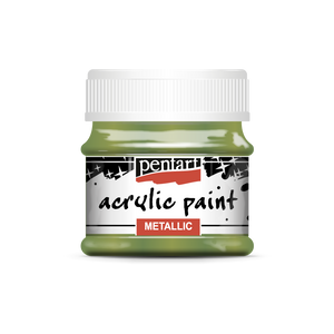 Acrylic paint metallic 50 ml green Acrylic paint metallic 50 ml green
