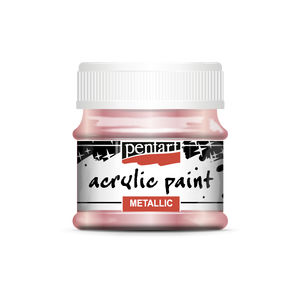 Acrylic paint metallic 50 ml rose Acrylic paint metallic 50 ml rose