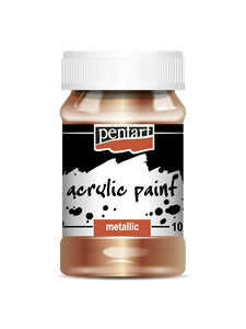 Acrylic paint metallic 100 ml antique copper