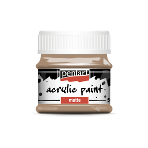 Acrylic paint matte 50 ml dark sand