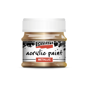 Acrylic paint metallic 50 ml brass Acrylic paint metallic 50 ml brass