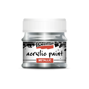 Acrylic paint metallic 50 ml silver touch Acrylic paint metallic 50 ml silver touch