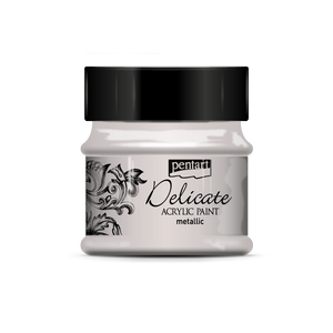 Delicate metallic acrylic paint 50 ml silver Delicate metallic acrylic paint 50 ml silver