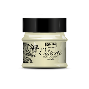 Delicate metallic acrylic paint 50 ml dark gold