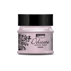 Delicate metallic acrylic paint 50 ml purplish silver Delicate metallic acrylic paint 50 ml purplish silver