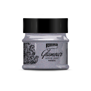 Glamour metallic acrylic paint 50 ml dark silver Glamour metallic acrylic paint 50 ml dark silver