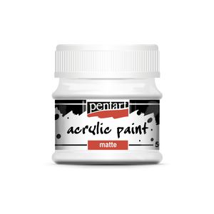 Acrylic paint matte 50 ml titan white Acrylic paint matte 50 ml titan white