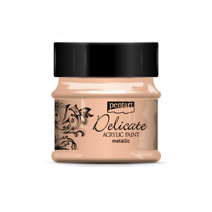 Delicate metallic acrylic paint 50 ml purplish gold Delicate metallic acrylic paint 50 ml purplish gold