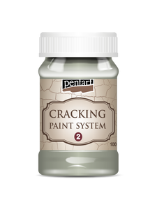Cracking Paint Component 2. 100 ml lichen-green