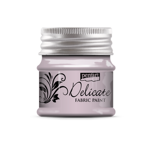Delicate fabric & leather paint 50 ml purplish silver