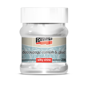 Decoupage varnish&glue silky-shine 230 ml Decoupage varnish&glue silky-shine 230 ml