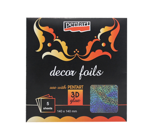 Decor foils hologram glitters 14 x 14 cm Decor foils hologram glitters 14 x 14 cm