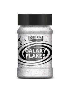 Galaxy Flakes min. 15 g Mercury white Galaxy Flakes min. 15 g Mercury white
