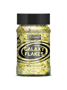 Galaxy Flakes min. 15 g Pluto yellow Galaxy Flakes min. 15 g Pluto yellow