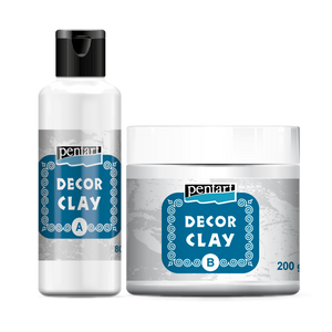 Decor clay set, 200 g + 80 ml Decor clay set, 200 g + 80 ml