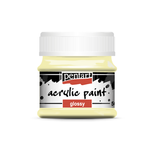 Acrylic paint glossy 50 ml butter