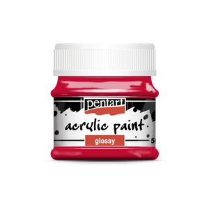 Acrylic paint glossy 50 ml red Acrylic paint glossy 50 ml red
