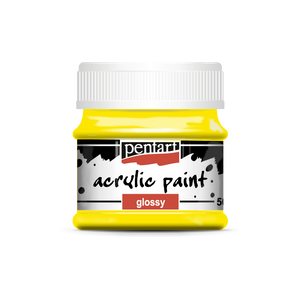 Acrylic paint glossy 50 ml yellow Acrylic paint glossy 50 ml yellow