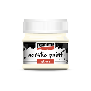 Acrylic paint glossy 50 ml ivory Acrylic paint glossy 50 ml ivory