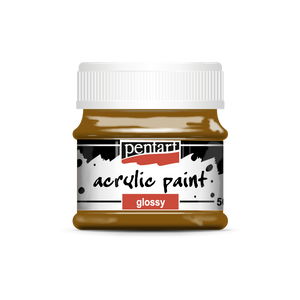 Acrylic paint glossy 50 ml light brown Acrylic paint glossy 50 ml light brown