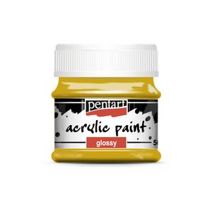 Acrylic paint glossy 50 ml ochre Acrylic paint glossy 50 ml ochre