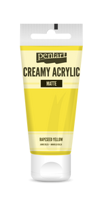 Creamy acrylic matte 60 ml rapeseed yellow Creamy acrylic matte 60 ml rapeseed yellow