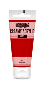 Creamy acrylic matte 60 ml red Creamy acrylic matte 60 ml red