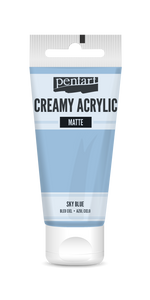 Creamy acrylic matte 60 ml sky blue Creamy acrylic matte 60 ml sky blue