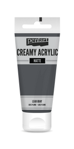Creamy acrylic matte 60 ml lead gray Creamy acrylic matte 60 ml lead gray