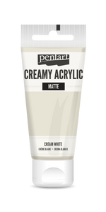Creamy acrylic matte 60 ml cream white Creamy acrylic matte 60 ml cream white