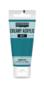 Creamy acrylic matte 60 ml turquoise blue Creamy acrylic matte 60 ml turquoise blue