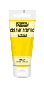 Creamy acrylic semi-gloss 60 ml sun yellow Creamy acrylic semi-gloss 60 ml sun yellow