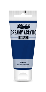 Creamy acrylic semi-gloss 60 ml dark blue Creamy acrylic semi-gloss 60 ml dark blue