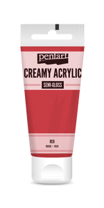 Creamy acrylic semi-gloss 60 ml red Creamy acrylic semi-gloss 60 ml red