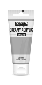 Creamy acrylic semi-gloss 60 ml light gray