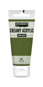 Creamy acrylic semi-gloss 60 ml olive Creamy acrylic semi-gloss 60 ml olive