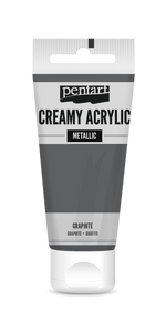 Creamy acrylic metallic 60 ml graphite