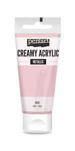 Creamy acrylic metallic 60 ml rose Creamy acrylic metallic 60 ml rose