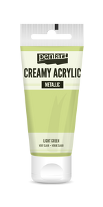 Creamy acrylic metallic 60 ml light green Creamy acrylic metallic 60 ml light green
