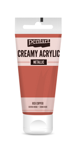 Creamy acrylic metallic 60 ml red copper Creamy acrylic metallic 60 ml red copper