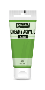 Creamy acrylic metallic 60 ml green Creamy acrylic metallic 60 ml green