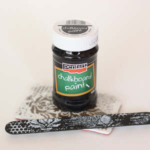 Chalkboard paint for glass, 100 ml Chalkboard paint for glass, 100 ml
