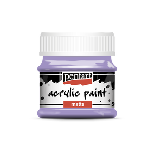 Acrylic paint matte 50 ml light purple Acrylic paint matte 50 ml light purple
