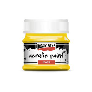 Acrylic paint matte 50 ml sun yellow Acrylic paint matte 50 ml sun yellow