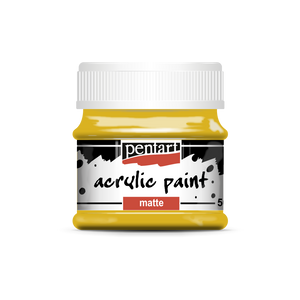 Acrylic paint matte 50 ml tangerine