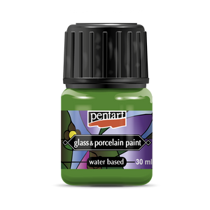 Pentart Glass and Porcelain Paint 30 ml Apple Green