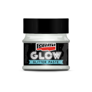 Pentart Glow glitter gel 50 ml rainbow green