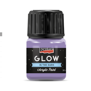 Pentart Glow in the Dark Acrylic Paint Lilac 30 ml