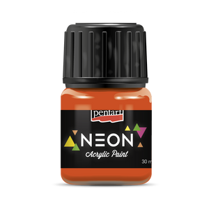 Pentart Neon Orange Acrylic Paint 30 ml Pentart Neon Orange Acrylic Paint 30 ml